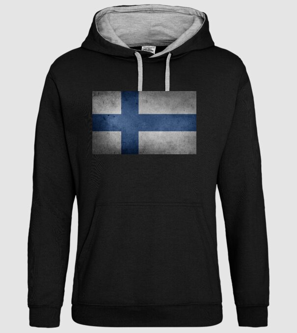 FINLAND model negru pe tricou
