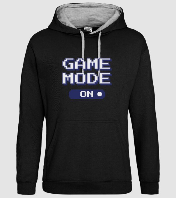 Gamer - Game mode on model negru pe tricou
