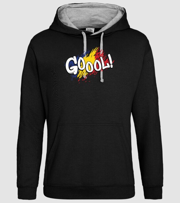GOOOL model negru pe tricou