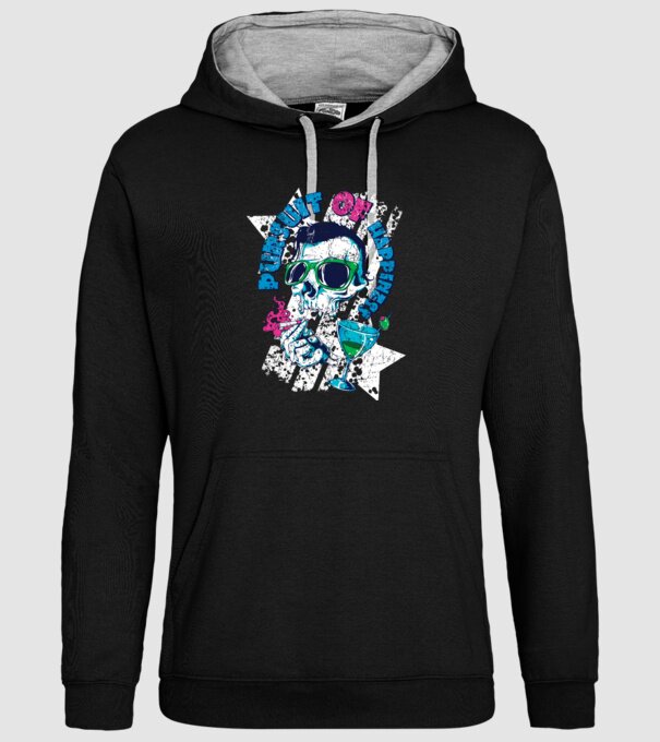 Graffiti model negru pe tricou