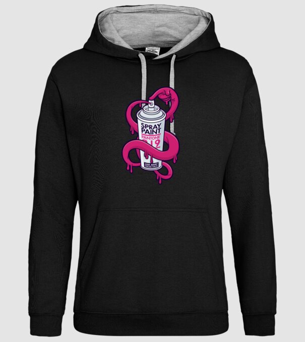 Graffiti model negru pe tricou