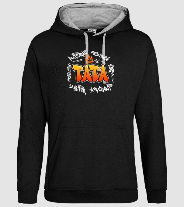 Graffiti apa fehér RO model negru pe tricou