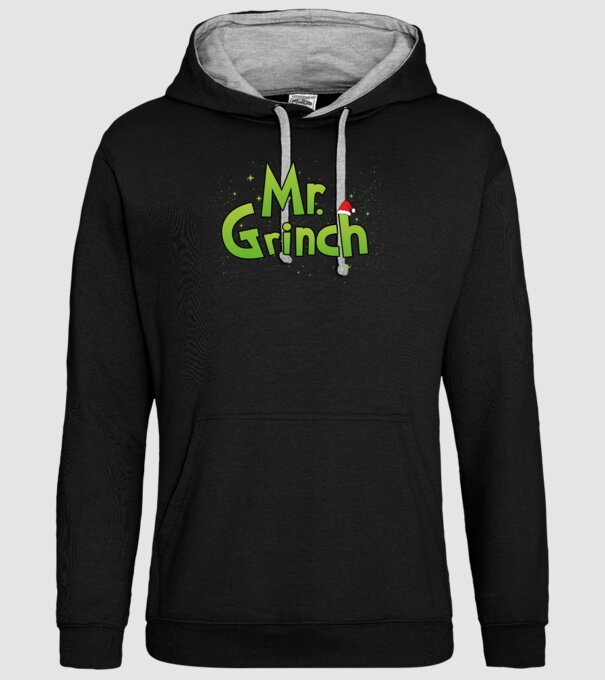 Grinch Family Mr Grinch model negru pe tricou