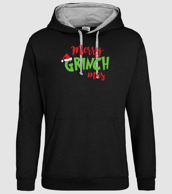 Grinchmas model negru pe tricou