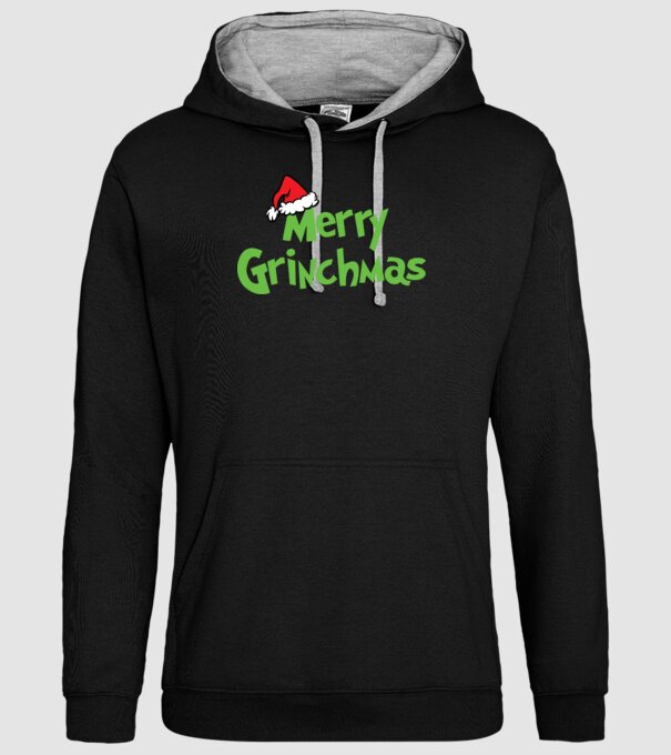 Grinchmas model negru pe tricou