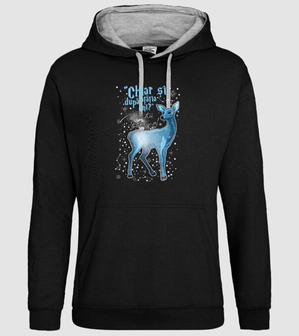 Harry Potter Valentine model negru pe tricou