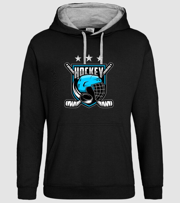 Hockey model negru pe tricou