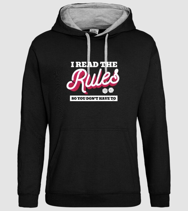 I read the rules s you don't have to simple model negru pe tricou