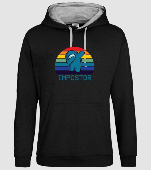 Impostor model negru pe tricou