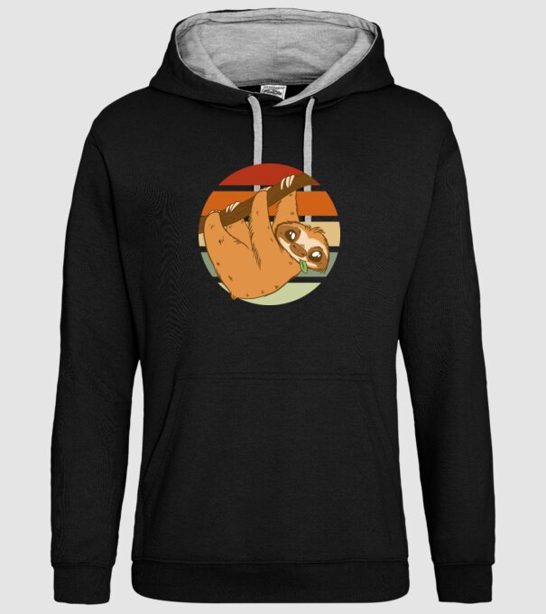 Leneș model negru pe tricou