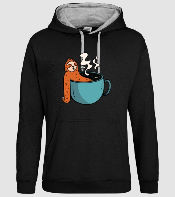 Leneș model negru pe tricou