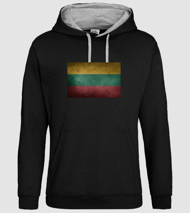 LITHUANIA model negru pe tricou