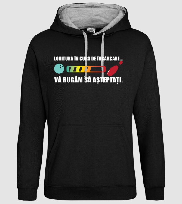lovitură în curs de încărcare .. vă rugăm să așteptați. model negru pe tricou