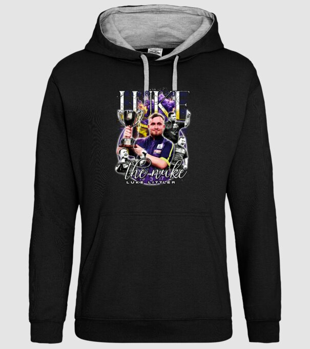 Luke the nuke model negru pe tricou