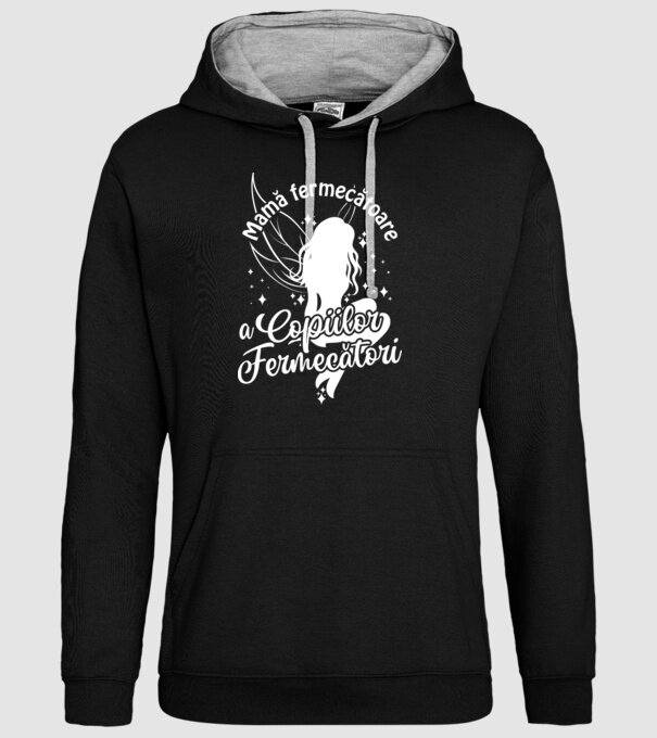 Mamă fermecătoare a copiilor fermecători model negru pe tricou