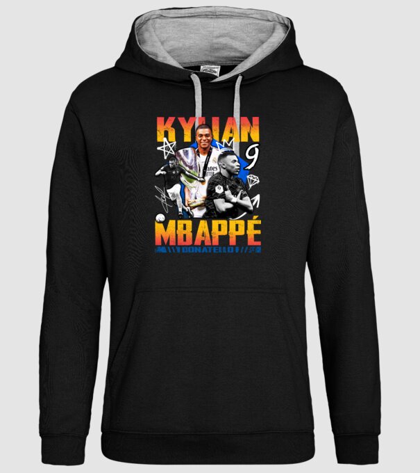 Mbappé tribute model negru pe tricou