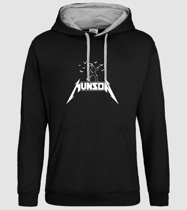 munson parody stranger things model negru pe tricou