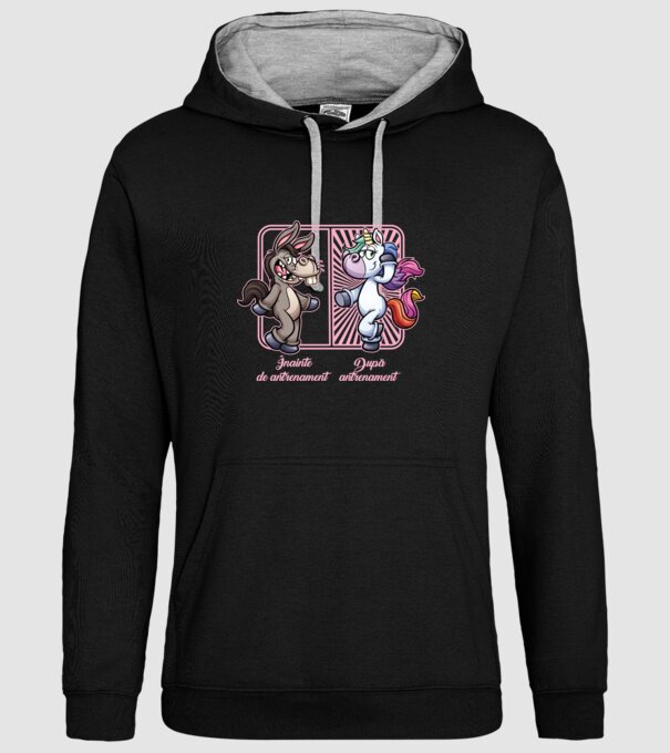 inainte de antrenament model negru pe tricou