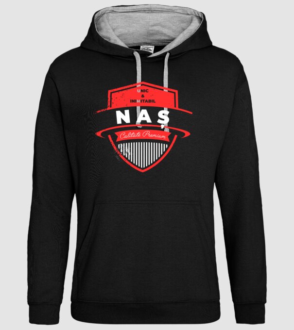 naș unic & inimitabil - calitate premium model negru pe tricou