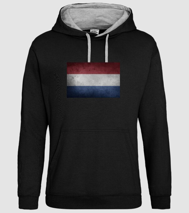 NETHERLANDS model negru pe tricou