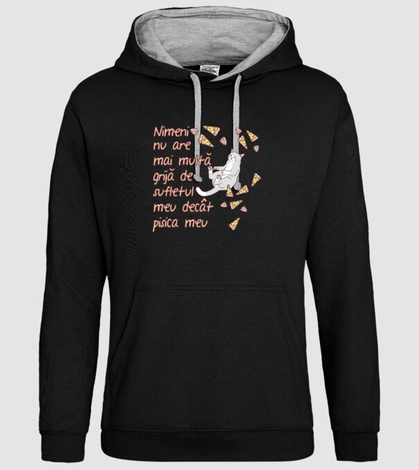 Nimic nu are mai multă grijă de sufletul meu decât pisica mea model negru pe tricou