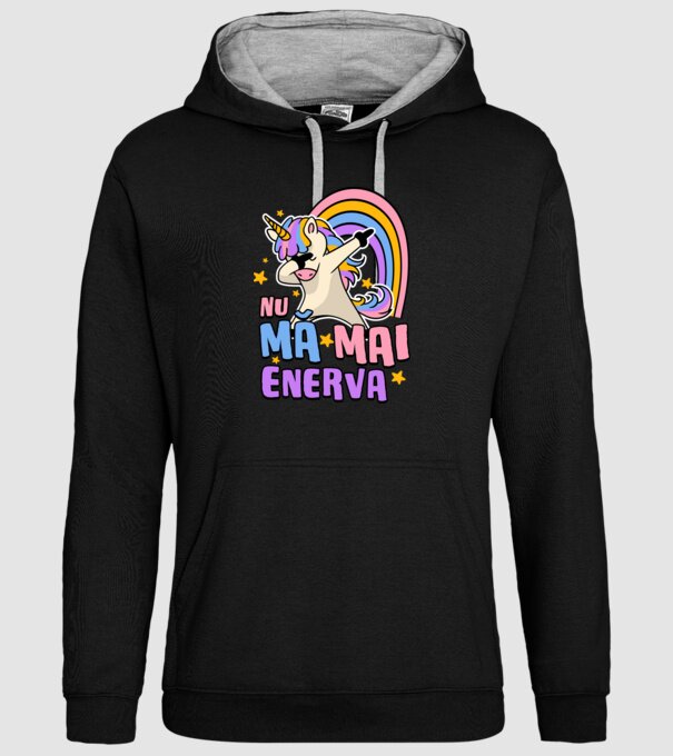 Nu mă mai enerva model negru pe tricou