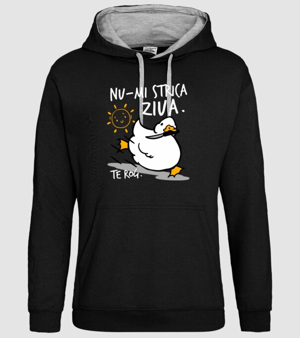 Nu-mi strica ziua. model negru pe tricou