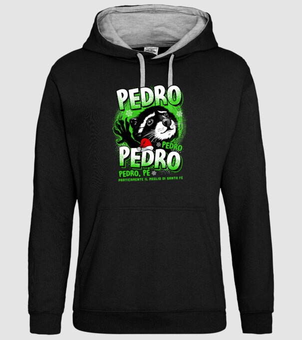 Pedro pedro christmas model negru pe tricou