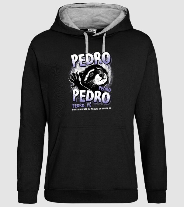 PEDRO PEDRO PEDRO model negru pe tricou