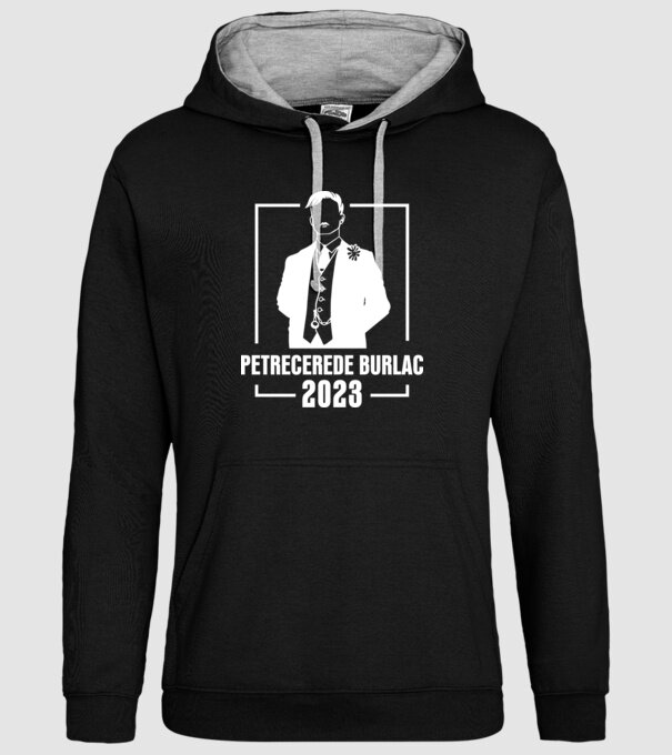 Petrecere de burlac model negru pe tricou