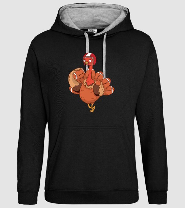 Player Turkey model negru pe tricou