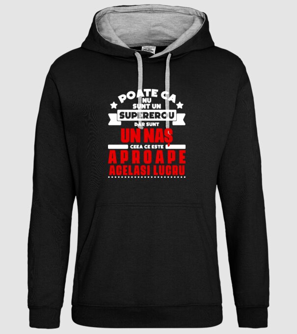poate că nu sunt un supererou, dar sunt un naș, ceea ce este aproape același lucru model negru pe tricou