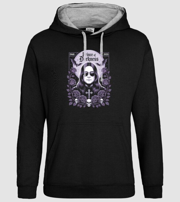 Prince of Darkness model negru pe tricou