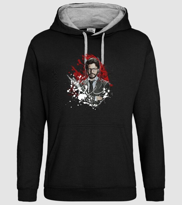 professor poster model negru pe tricou