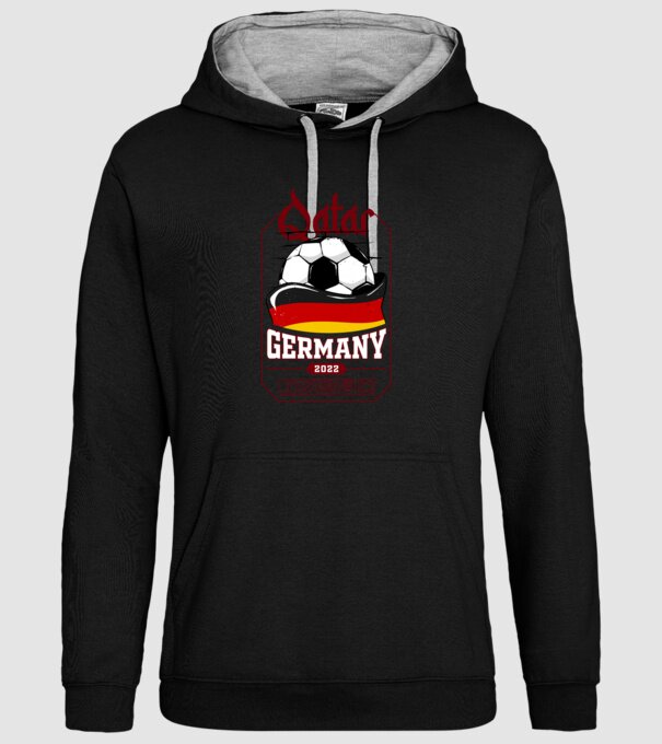 Qatar teams Germany model negru pe tricou