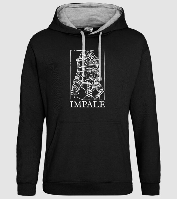 România Dracula 2 model negru pe tricou
