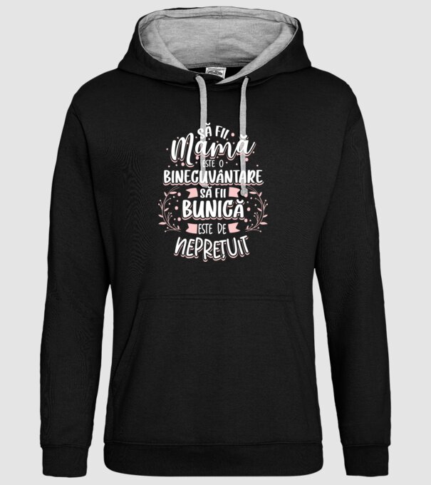 Să fii bunică este neprețuit model negru pe tricou
