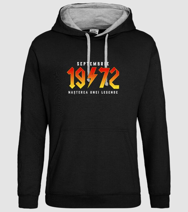 Septembrie - 1972 - nașterea unei legende model negru pe tricou