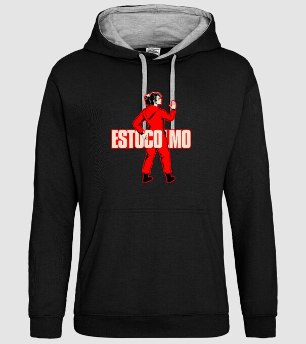 stockholm la casa de papel model negru pe tricou