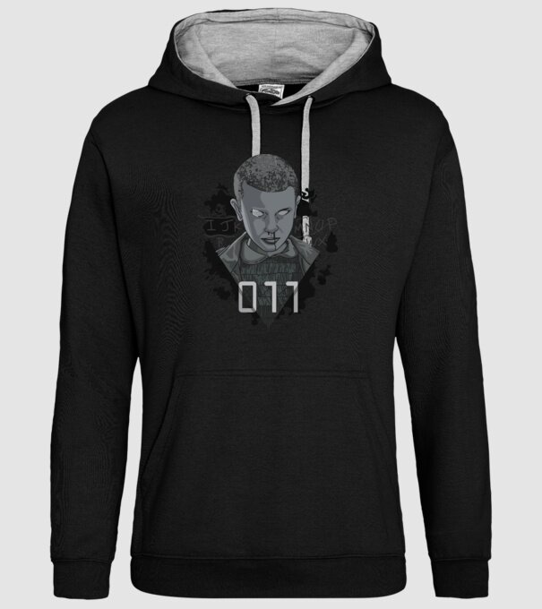 Stranger Things model negru pe tricou