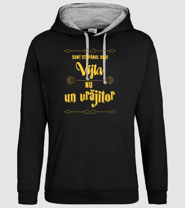 sunt stăpânul unui vijla, nu un vrăjitor model negru pe tricou