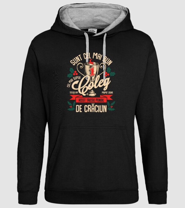 super coleg D1443687 model negru pe tricou