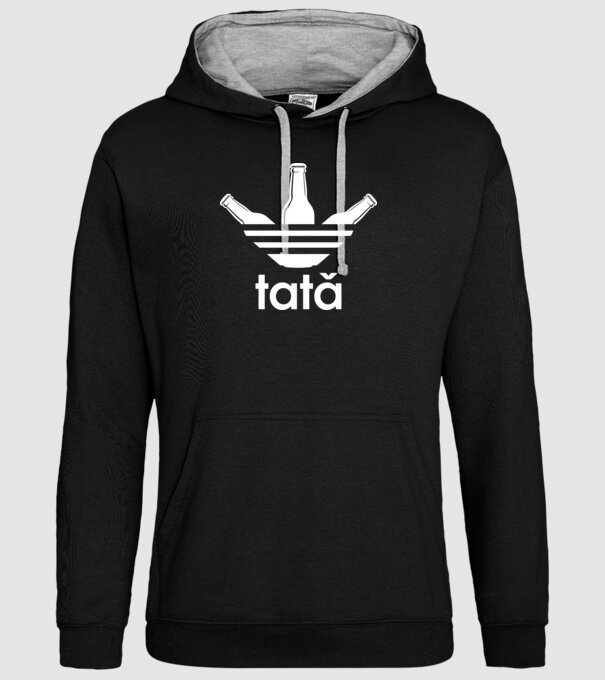 Tatadidas model negru pe tricou