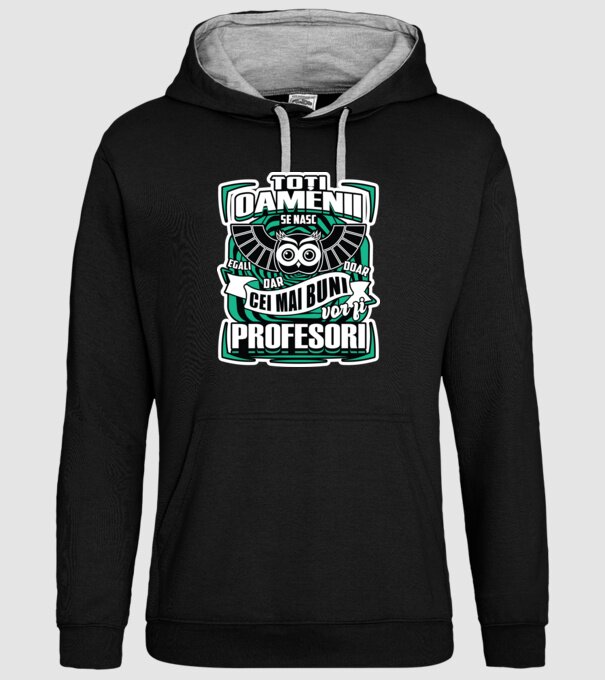 Toți oamenii profesori model negru pe tricou