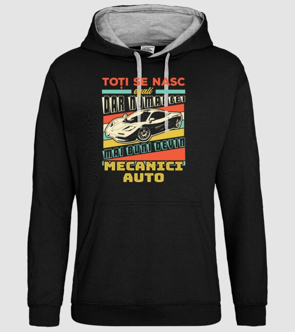 Toți se nasc egali, dar numai cei mai buni devin mecanici auto model negru pe tricou