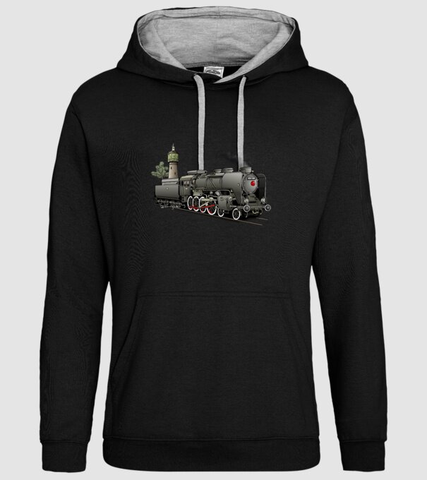 Trenuri model negru pe tricou