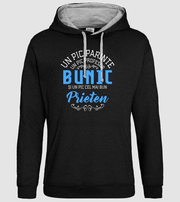 Un pic părinte, un pic profesor - bunic - și un pic cel mai bun prieten model negru pe tricou