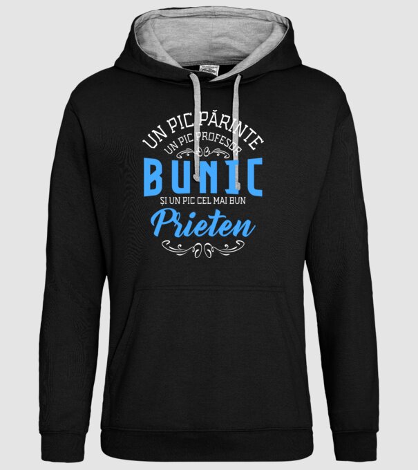 Un pic părinte, un pic profesor - bunic - și un pic cel mai bun prieten model negru pe tricou