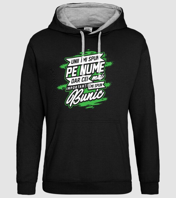 Unii îmi spun pe nume, dar cei mai importanți îmi spun bunic model negru pe tricou