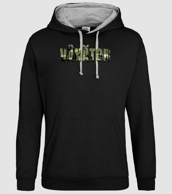 VÂNĂTOR model negru pe tricou